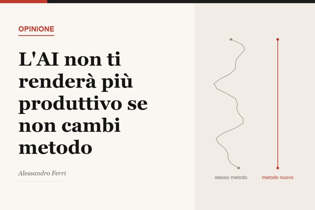 Copertina tipografica: due percorsi affiancati, uno tortuoso e uno lineare
