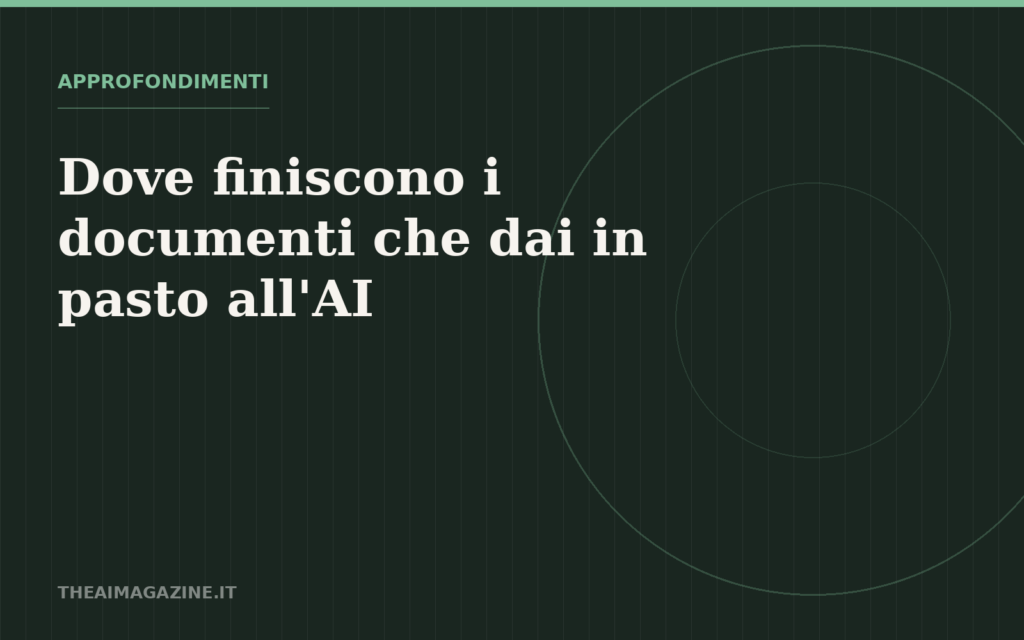 dove finiscono i dati aziendali ai 2