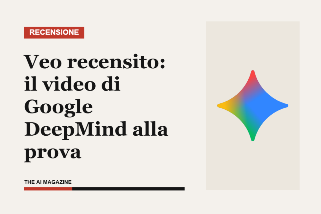 Copertina della recensione di Veo, il modello video di Google DeepMind